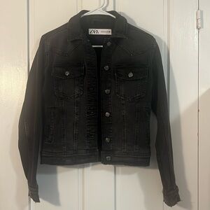 Zara Gray Denim Jacket